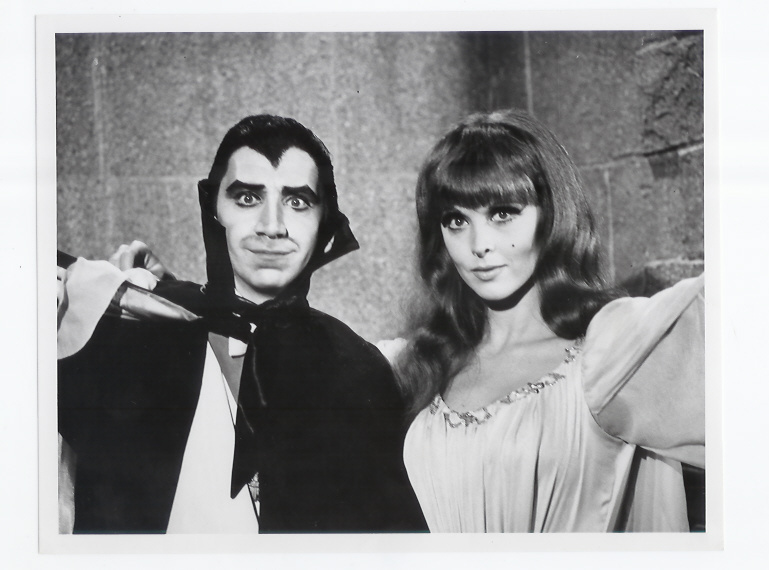 Dream sequence, Gilligan is Count Dracula, and Ginger is his bride