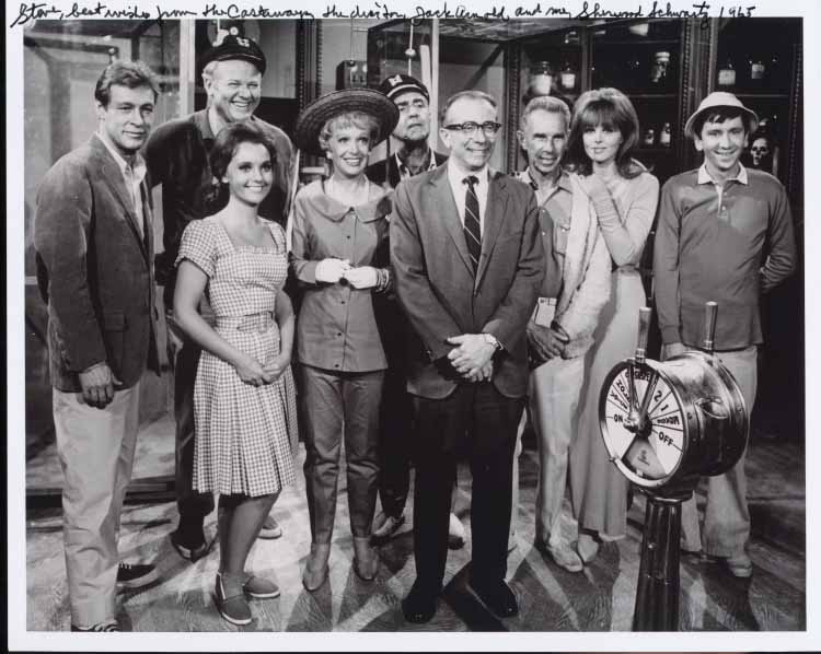 The Cast, with creator Sherwood Schwartz and director Jack Arnold