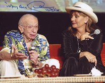 Sherwood Schwartz and Dawn Wells